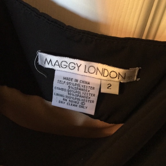 🎡Maggy London Black Sheer Dress🎡 - Picture 4 of 4